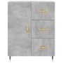 Concrete gray plywood tall sideboard 69.5x34x180 cm by vidaXL, Sideboards - Ref: Foro24-3189425, Price: 148,54 €, Discount: %