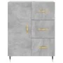 Concrete gray plywood tall sideboard 69.5x34x180 cm by vidaXL, Sideboards - Ref: Foro24-3189425, Price: 141,57 €, Discount: %