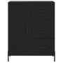 Aparador alto madera contrachapada negro 69,5x34x180 cm de vidaXL, Aparadores - Ref: Foro24-3189454, Precio: 169,68 €, Descue...