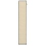 Mueble zapatero de tela con funda color crema 57x29x162 cm