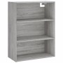 Aparador alto madera contrachapada gris sonoma 69,5x34x180 cm von vidaXL, Sideboards - Ref: Foro24-3189435, Preis: 154,31 €, ...