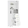Aparador alto madera contrachapada blanco 69,5x34x180 cm von vidaXL, Sideboards - Ref: Foro24-3189421, Preis: 146,26 €, Rabat...