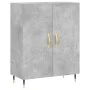 Aparador alto madera contrachapada gris hormigón 69,5x34x180 cm de vidaXL, Aparadores - Ref: Foro24-3189233, Precio: 122,42 €...