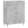 Tall plywood gray concrete sideboard 69.5x34x180 cm by vidaXL, Sideboards - Ref: Foro24-3189233, Price: 129,77 €, Discount: %