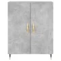 Aparador alto madera contrachapada gris hormigón 69,5x34x180 cm de vidaXL, Aparadores - Ref: Foro24-3189233, Precio: 122,42 €...
