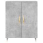 Tall plywood gray concrete sideboard 69.5x34x180 cm by vidaXL, Sideboards - Ref: Foro24-3189233, Price: 129,77 €, Discount: %
