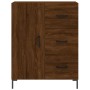 Tall oak brown plywood sideboard 69.5x34x180 cm by vidaXL, Sideboards - Ref: Foro24-3189452, Price: 164,85 €, Discount: %