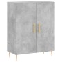 Aparador alto madera contrachapada gris hormigón 69,5x34x180 cm de vidaXL, Aparadores - Ref: Foro24-3198205, Precio: 147,22 €...