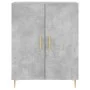 Hohes Sideboard aus betongrauem Sperrholz, 69,5 x 34 x 180 cm von vidaXL, Sideboards - Ref: Foro24-3198205, Preis: 147,16 €, ...