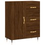 Aparador alto madera contrachapada marrón roble 69,5x34x180 cm von vidaXL, Sideboards - Ref: Foro24-3189428, Preis: 158,36 €,...