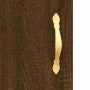 Aparador alto madera contrachapada marrón roble 69,5x34x180 cm by vidaXL, Sideboards - Ref: Foro24-3189428, Price: 150,42 €, ...
