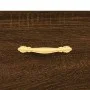 Aparador alto madera contrachapada marrón roble 69,5x34x180 cm by vidaXL, Sideboards - Ref: Foro24-3189428, Price: 150,42 €, ...