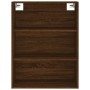 Aparador alto madera contrachapada marrón roble 69,5x34x180 cm by vidaXL, Sideboards - Ref: Foro24-3189460, Price: 175,53 €, ...