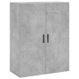 Hohes Sideboard Sperrholz grauer Beton 69,5x34x180 cm von vidaXL, Sideboards - Ref: Foro24-3195975, Preis: 160,66 €, Rabatt: %