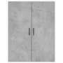 Aparador alto madera contrachapada gris hormigón 69,5x34x180 cm de vidaXL, Aparadores - Ref: Foro24-3195975, Precio: 158,72 €...