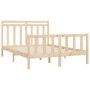 Solid pine wood bed frame 160x200 cm by vidaXL, Beds and slatted bases - Ref: Foro24-3107038, Price: 132,30 €, Discount: %