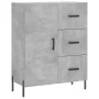 Aparador alto madera contrachapada gris hormigón 69,5x34x180 cm de vidaXL, Aparadores - Ref: Foro24-3189457, Precio: 149,94 €...