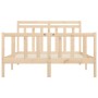 Solid pine wood bed frame 160x200 cm by vidaXL, Beds and slatted bases - Ref: Foro24-3107038, Price: 132,30 €, Discount: %