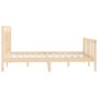 Solid pine wood bed frame 160x200 cm by vidaXL, Beds and slatted bases - Ref: Foro24-3107038, Price: 132,30 €, Discount: %