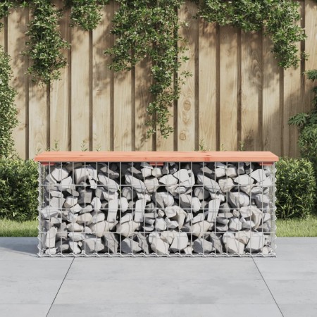 Gabion design garden bench Douglas fir wood 103x31.5x42cm by vidaXL, garden benches - Ref: Foro24-834351, Price: 69,67 €, Dis...