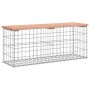 Gabion design garden bench Douglas fir wood 103x31.5x42cm by vidaXL, garden benches - Ref: Foro24-834351, Price: 69,67 €, Dis...