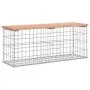 Gabionen-Design-Gartenbank aus Douglasie, 103 x 31,5 x 42 cm von vidaXL, Gartenbänke - Ref: Foro24-834351, Preis: 67,12 €, Ra...
