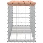 Gabion design garden bench Douglas fir wood 103x31.5x42cm by vidaXL, garden benches - Ref: Foro24-834351, Price: 69,67 €, Dis...
