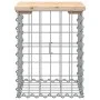 Gabion design garden bench solid pine wood 33x31x42 cm by vidaXL, garden benches - Ref: Foro24-834326, Price: 27,70 €, Discou...