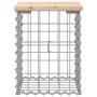Gabionen-Design-Gartenbank aus massivem Kiefernholz, 33 x 31 x 42 cm von vidaXL, Gartenbänke - Ref: Foro24-834326, Preis: 28,...