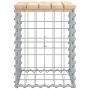 Banco de jardín diseño gaviones madera maciza pino 33x31x42 cm de vidaXL, Bancos de jardín - Ref: Foro24-834326, Precio: 28,0...