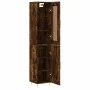 Sideboard aus geräuchertem Eichensperrholz, 34,5 x 34 x 180 cm von vidaXL, Sideboards - Ref: Foro24-3200126, Preis: 90,87 €, ...