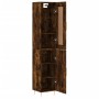 Sideboard aus geräuchertem Eichensperrholz, 34,5 x 34 x 180 cm von vidaXL, Sideboards - Ref: Foro24-3200126, Preis: 91,95 €, ...
