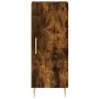 Smoked oak plywood sideboard 34.5x34x180 cm by vidaXL, Sideboards - Ref: Foro24-3200126, Price: 90,85 €, Discount: %