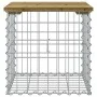 Bank garden design with gabions made of impregnated pine wood, 43x44x42 cm. by vidaXL, garden benches - Ref: Foro24-834337, P...