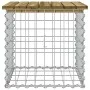 Bank garden design with gabions made of impregnated pine wood, 43x44x42 cm. by vidaXL, garden benches - Ref: Foro24-834337, P...