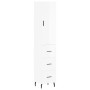 High glossy white plywood sideboard 34.5x34x180 cm by vidaXL, Sideboards - Ref: Foro24-3198867, Price: 130,70 €, Discount: %