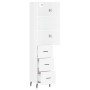High glossy white plywood sideboard 34.5x34x180 cm by vidaXL, Sideboards - Ref: Foro24-3198867, Price: 130,70 €, Discount: %