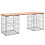 Gabion design garden bench Douglas fir wood 103x31x42 cm by vidaXL, garden benches - Ref: Foro24-834330, Price: 62,39 €, Disc...
