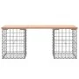 Gabion design garden bench Douglas fir wood 103x31x42 cm by vidaXL, garden benches - Ref: Foro24-834330, Price: 62,39 €, Disc...