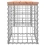 Gabion design garden bench Douglas fir wood 103x31x42 cm by vidaXL, garden benches - Ref: Foro24-834330, Price: 62,39 €, Disc...