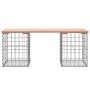 Gabion design garden bench Douglas fir wood 103x31x42 cm by vidaXL, garden benches - Ref: Foro24-834330, Price: 62,39 €, Disc...