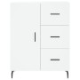 Hohes weißes Sperrholz-Sideboard 69,5 x 34 x 180 cm von vidaXL, Sideboards - Ref: Foro24-3189461, Preis: 159,78 €, Rabatt: %
