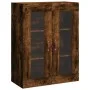 Armarios de pared 2 uds madera de ingeniería roble ahumado de vidaXL, Aparadores - Ref: Foro24-3197918, Precio: 137,35 €, Des...