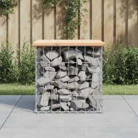 Gabion design garden bench solid pine wood 43x44x42 cm by vidaXL, garden benches - Ref: Foro24-834335, Price: 25,97 €, Discou...