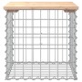 Gabionen-Design-Gartenbank aus massivem Kiefernholz, 43 x 44 x 42 cm von vidaXL, Gartenbänke - Ref: Foro24-834335, Preis: 30,...