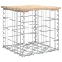 Gabion design garden bench solid pine wood 43x44x42 cm by vidaXL, garden benches - Ref: Foro24-834335, Price: 30,90 €, Discou...