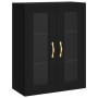Armarios de pared 2 uds madera de ingeniería negro de vidaXL, Aparadores - Ref: Foro24-3197922, Precio: 197,50 €, Descuento: %