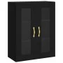 Wandschränke, 2 Stück, schwarzes Holzwerkstoff von vidaXL, Sideboards - Ref: Foro24-3197922, Preis: 194,16 €, Rabatt: %