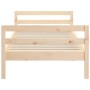 Solid pine wood bed frame 90x190 cm by vidaXL, Beds and slatted bases - Ref: Foro24-821634, Price: 99,46 €, Discount: %