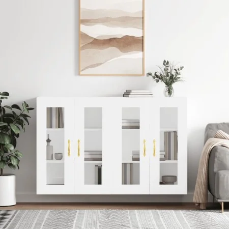 Wall cabinets 2 pcs white engineered wood by vidaXL, Sideboards - Ref: Foro24-3197921, Price: 174,72 €, Discount: %